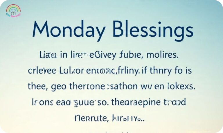 1000+ Positive, Inspirational Monday Blessings, Quotes and Prayers