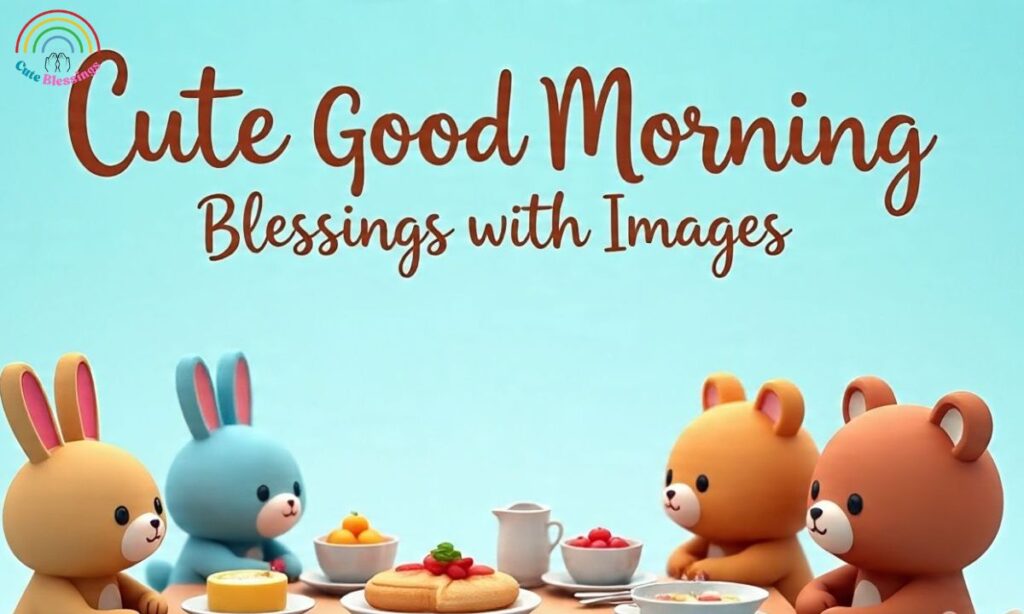 Cute Good Morning Blessings with Images