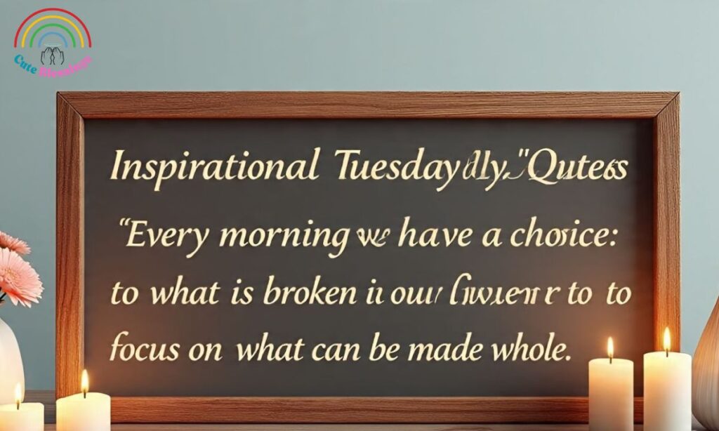Inspirational Tuesday Blessings Quotes