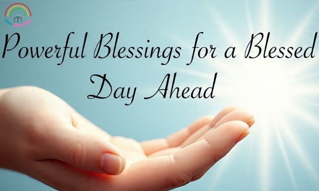 Powerful Blessings for a Blessed Day Ahead