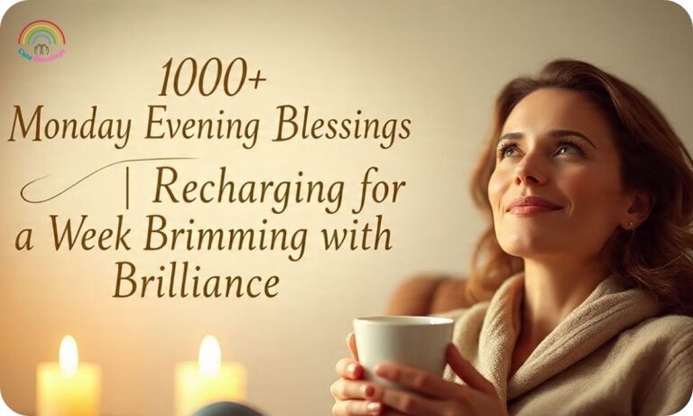 1000+ Monday Evening Blessings | Recharging for a Week Brimming with Brilliance