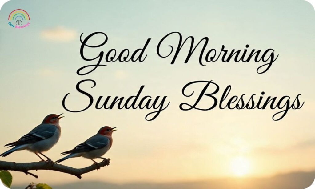Good Morning Sunday Blessings