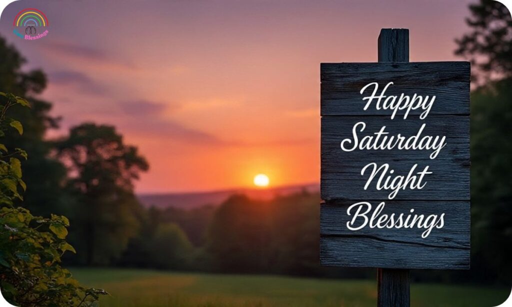 Happy Saturday Night Blessings