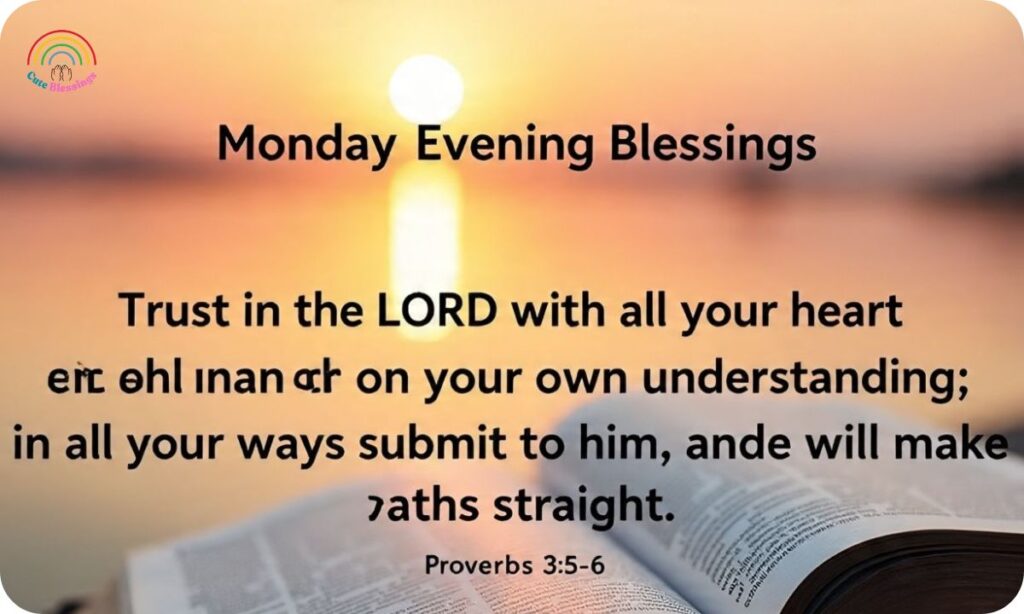 Monday Evening Blessings Bible Verses