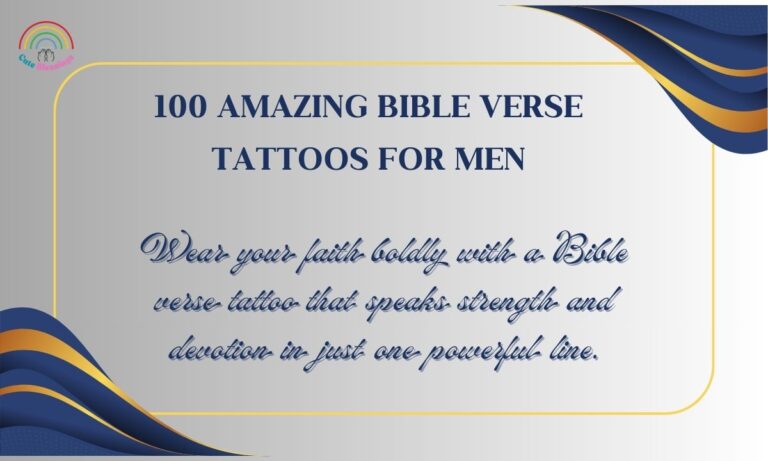 100 Amazing Bible Verse Tattoos for Men