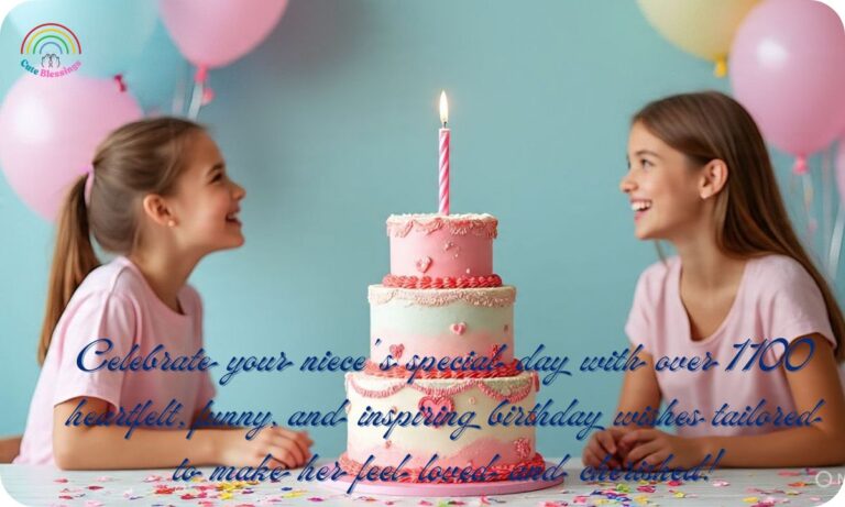1100+ Sweet Heartfelt Birthday Wishes for Niece