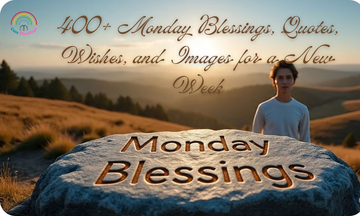 400+ Monday Blessings, Quotes, Wishes, and Images for a New Week