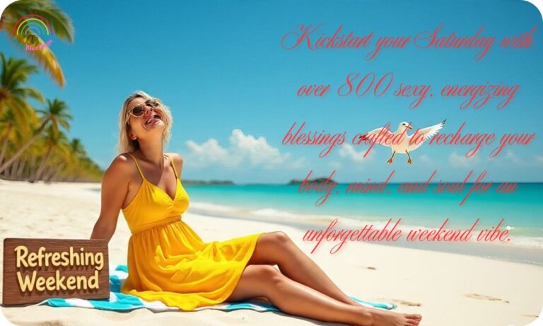 800+ Sexy Weekend Saturday Blessings To Get Recharge