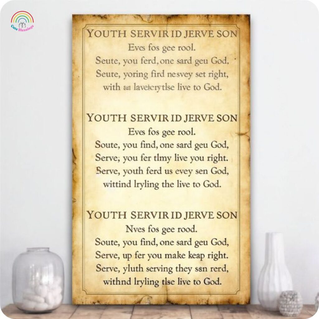 Old Testament Verses on Youth Serving God