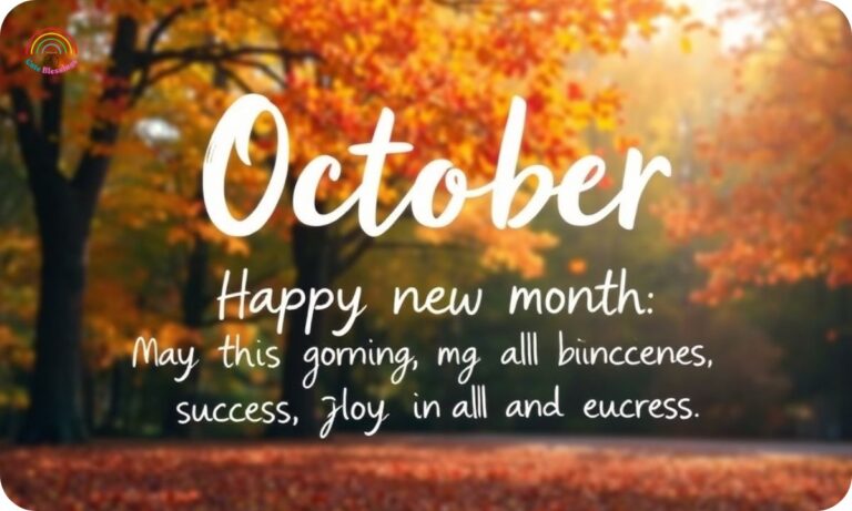 100 Powerful October Happy New Month Messages for Blessings