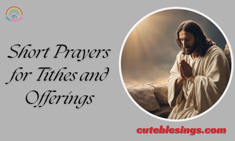 100 Short Prayers for Tithes and Offerings