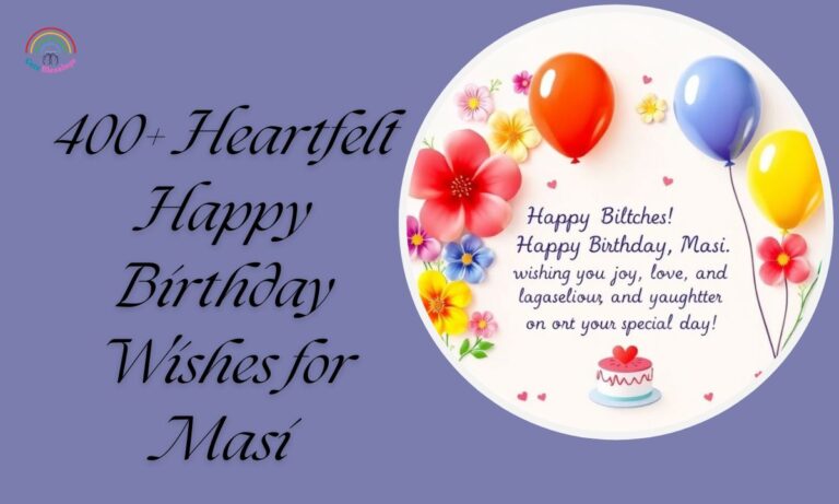 400+ Heartfelt Happy Birthday Wishes for Masi