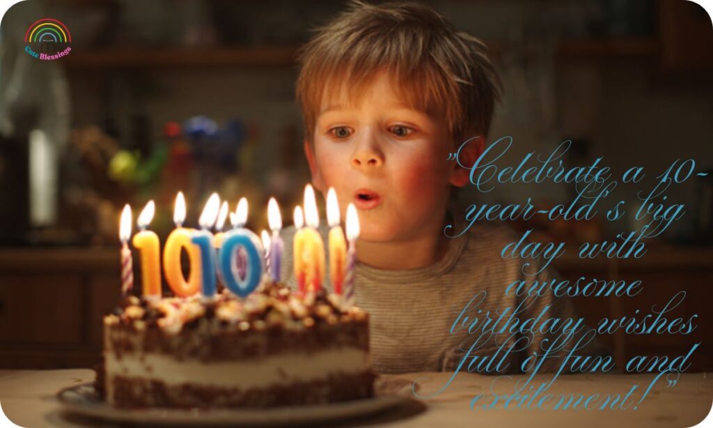 Birthday Wishes for 10 Year Old Boy on wishonbirthday