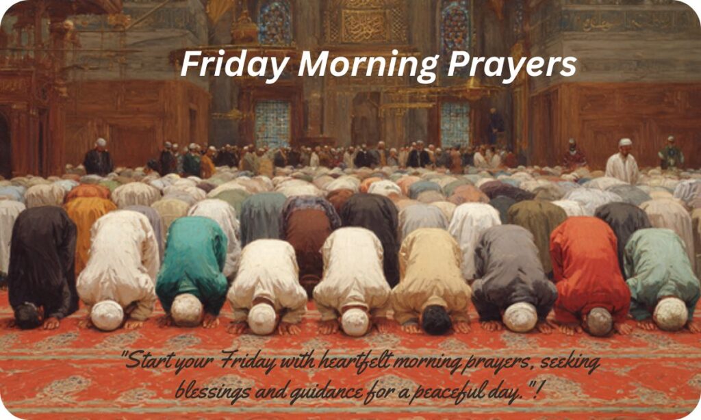 Friday Morning Prayers