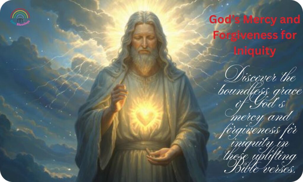 God’s Mercy and Forgiveness for Iniquity