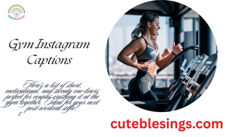 Gym Instagram Captions