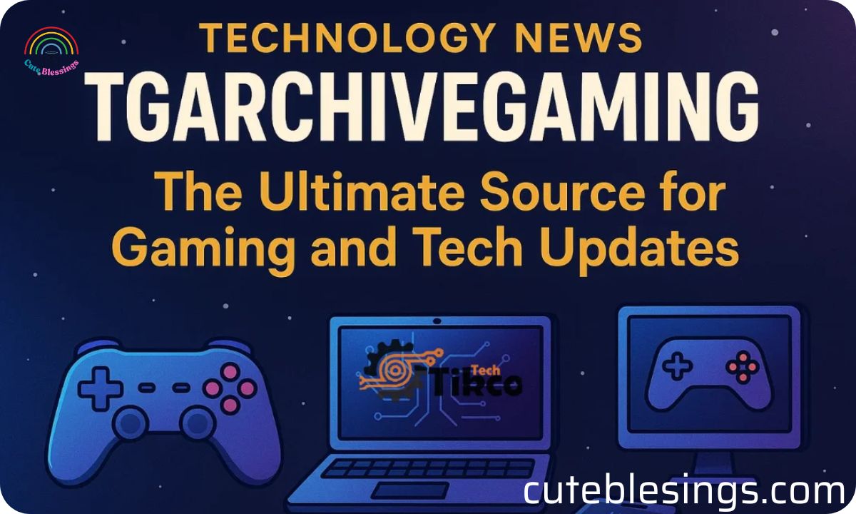 Technology News TGArchiveGaming ,The Ultimate Source for Future Tech and Gaming Updates